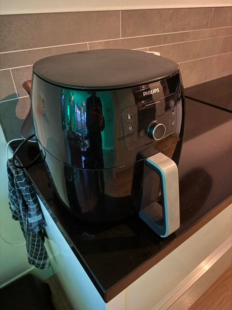 Philips Airfryer XXL - Zwart - Zo goed als nieuw, Witgoed en Apparatuur, Airfryers, Ophalen of Verzenden, Zo goed als nieuw, Airfryer XXL