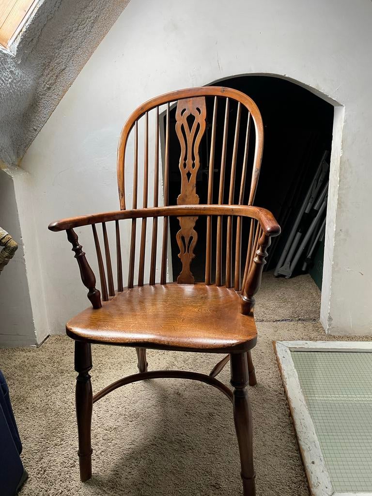 Antieke Windsor stoel - Decoratief en Authentiek, Ophalen