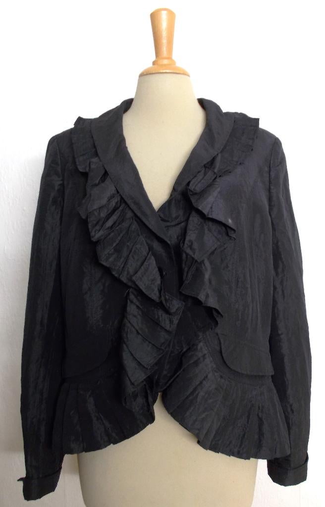 Mooi zwart jasje van Scarva! 40, Kleding | Dames, Maat 38/40 (M), Verzenden, Zwart, Zo goed als nieuw