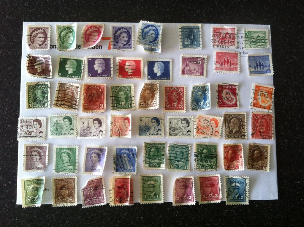 Canada, United States of America en United Kingdom:, Ophalen of Verzenden, Gestempeld, Noord-Amerika