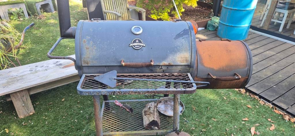Jamestown Grill Smoker BBQ - Gebruikt, Ophalen of Verzenden, Gebruikt, Jamestown Grill