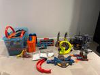 Grote Hot Wheels collectie: garage, schietbaan, kranen etc., Ophalen, Gebruikt, Jongen
