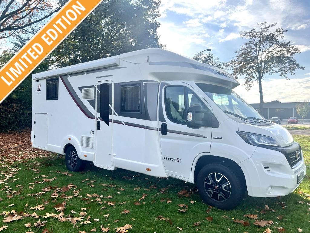 Rapido 696 F 60 jaar editie Face to Face, Caravans en Kamperen, Ringverwarming, Fiat, Bedrijf, Rapido