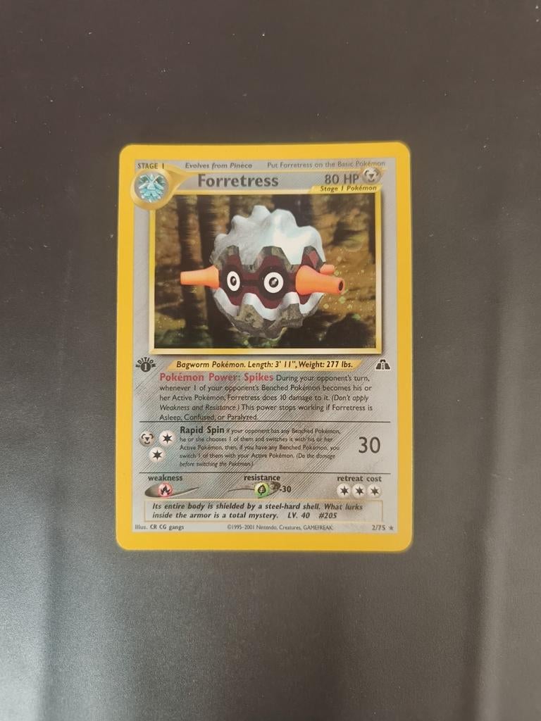 Forretress 1st edition holo (2/75), Ophalen of Verzenden, Zo goed als nieuw