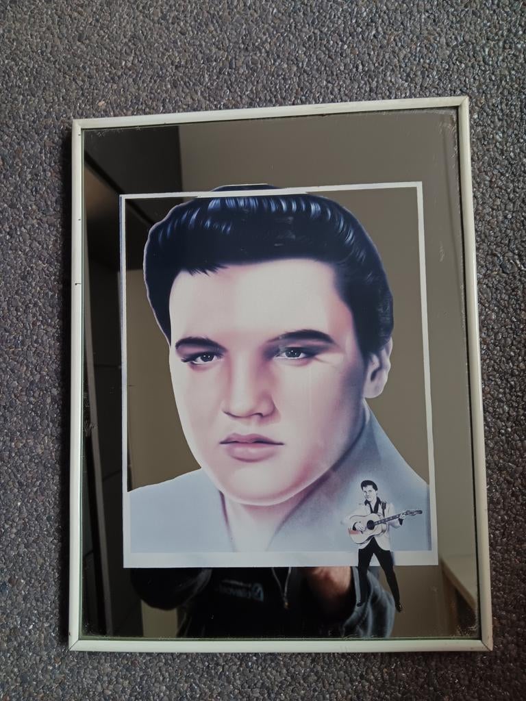 Spiegel Elvis Presley, Ophalen, Zo goed als nieuw, Gebruiksvoorwerp