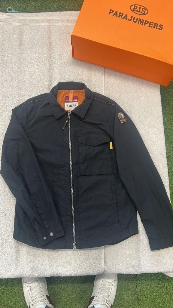 Parajumpers Smash Jas Overshirt Windbreaker Uta Tel Claimer, Maat 48/50 (M), ., Zwart, Parajumpers