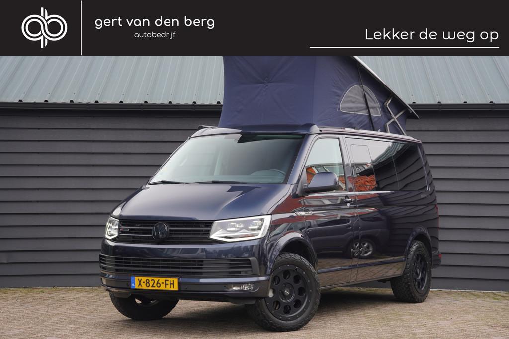 Volkswagen California Beach 2.0 TDI 4Motion 200PK - TREKHAAK, Caravans en Kamperen, Campers, Automaat, Buscamper of Camperbus