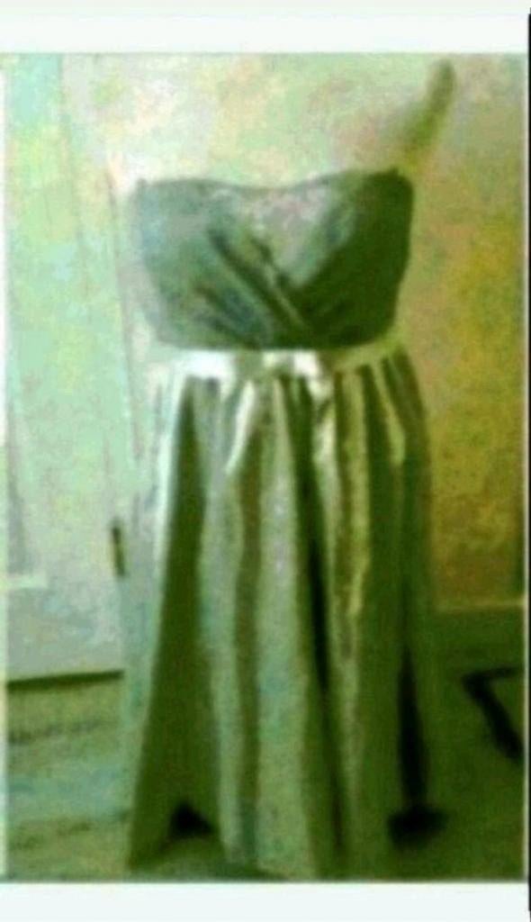 Grijs feestelijk jurk, Kleding | Dames, Jurken, Ophalen of Verzenden, Zo goed als nieuw, Maat 38/40 (M), Grijs