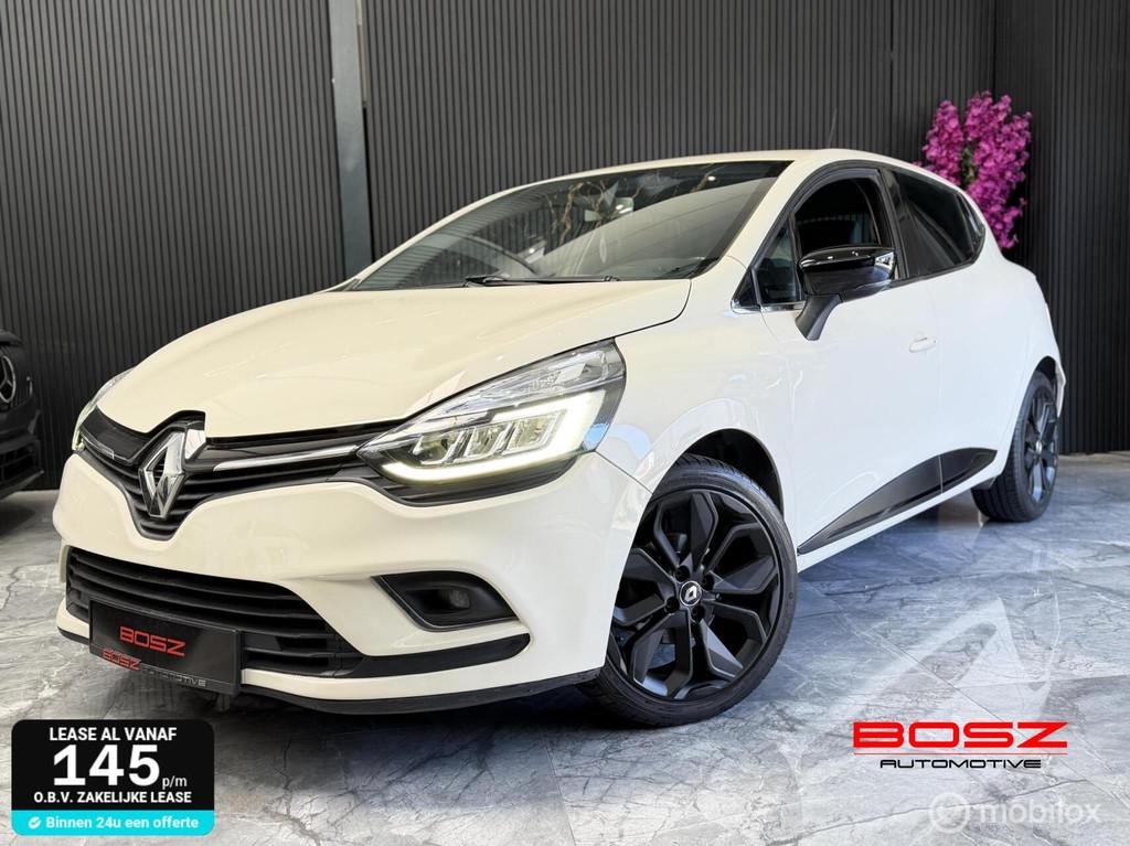 Renault Clio 1.2 TCe Facelift Automaat LED CARPLAY CRUISE CA, Auto's, Zwart, 4 cilinders, Wit, Bedrijf
