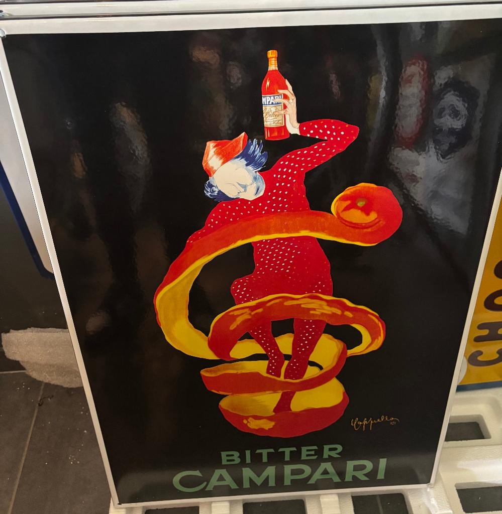 emaille reclamebord campari, Ophalen of Verzenden, Nieuw, Reclamebord