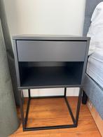 VIKHAMMER Bedside table, black, 40x39 cm, Ophalen, Overige materialen, Minder dan 45 cm, Zo goed als nieuw