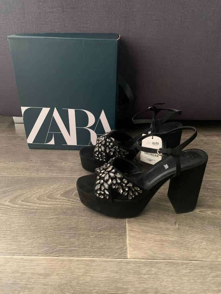 Zara hakken - maat 37 - nieuw, Pumps, Zwart, Nieuw, Ophalen of Verzenden