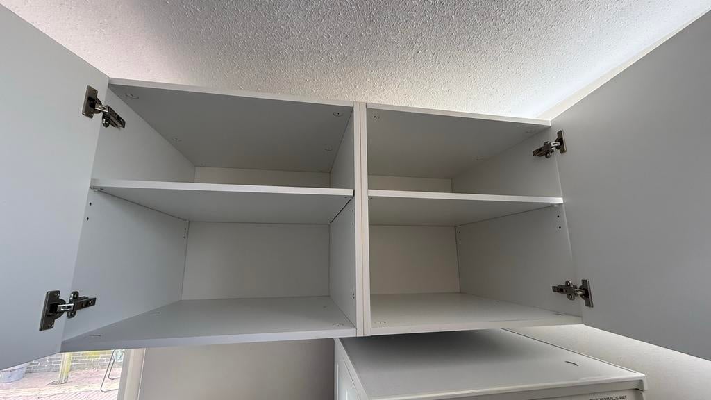 Witte bovenkastjes 120x62x58 cm, Ophalen, Gebruikt