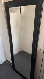 Grote zwarte passpiegel 50x150, Ophalen, Zo goed als nieuw, Rechthoekig, Minder dan 50 cm
