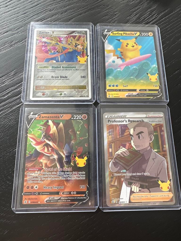 Pokémon Celebrations Kaarten: Zacian, Pikachu, Zamazenta, Pr, Hobby en Vrije tijd, Verzamelkaartspellen | Pokémon, Ophalen of Verzenden