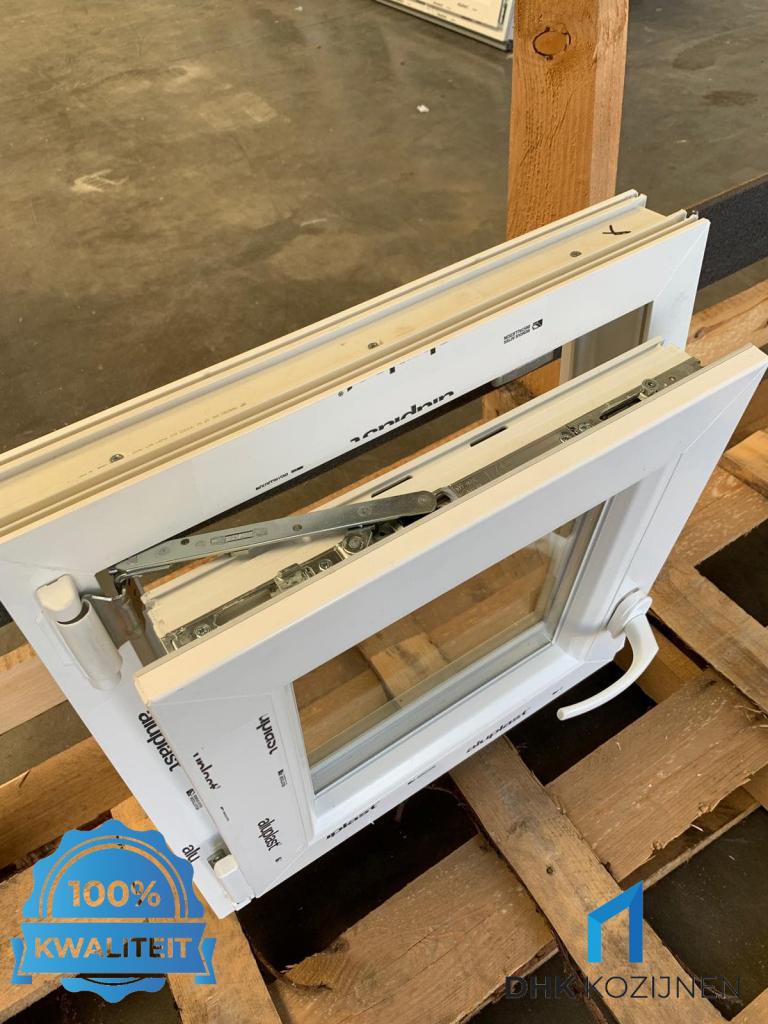 Kunststof Draaikiep Ramen | 50x50 60x60 100x100 etc, Niet ingevuld, Kunststof, Minder dan 75 cm, Raamkozijn