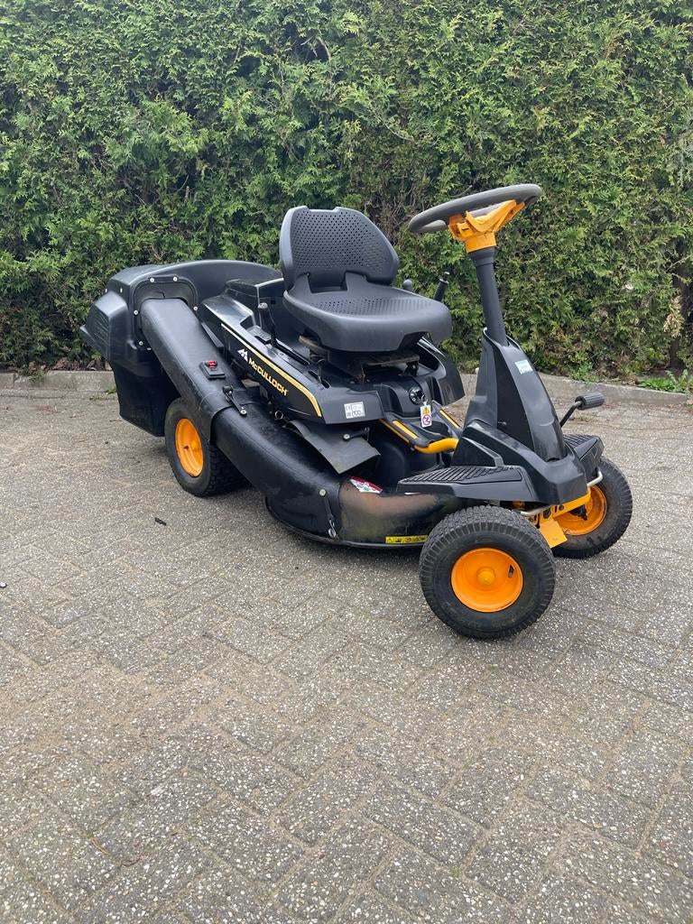 McCulloch (Husqvarna) zitmaaier m105-77xc met opvangbak, Tuin en Terras, Zitmaaiers, Ophalen, Gebruikt, Elektrische starter, Minder dan 90 cm
