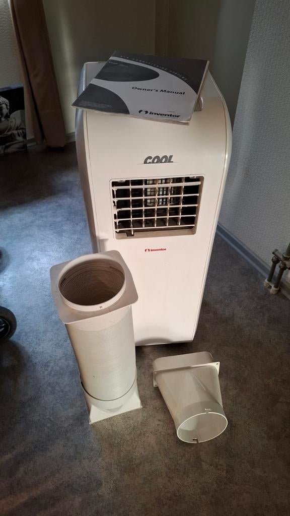 Mobiele Airco Inventor - Koel en Ontvochtig, Ophalen, Timer, Minder dan 60 m³, 3 snelheden of meer