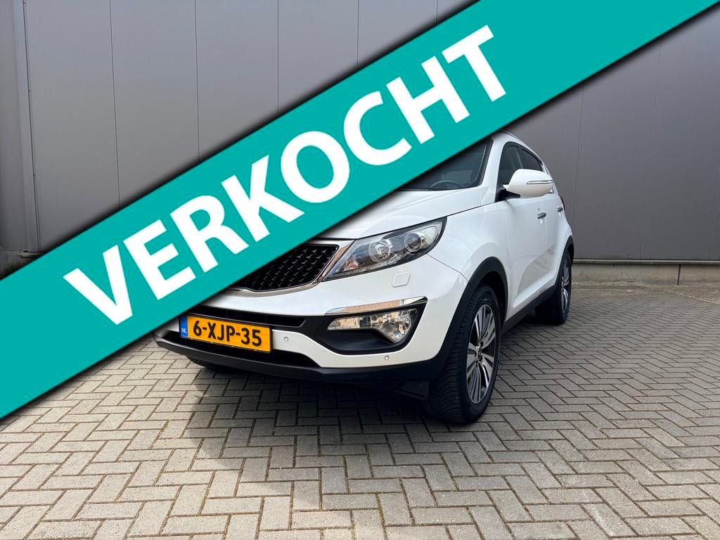 Kia Sportage 2.0 ExecutiveLine, Auto's, Kia, Gebruikt, Zwart, 4 cilinders, Wit