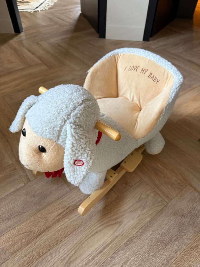 Hobbel”schaap”, Kinderen en Baby's, Wipstoeltjes, Ophalen, Zo goed als nieuw