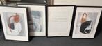 4 x IKEA RÖDALM Fotolijst, zwart, 50x70 cm, Ophalen, Minder dan 50 cm, 50 tot 75 cm, Zo goed als nieuw