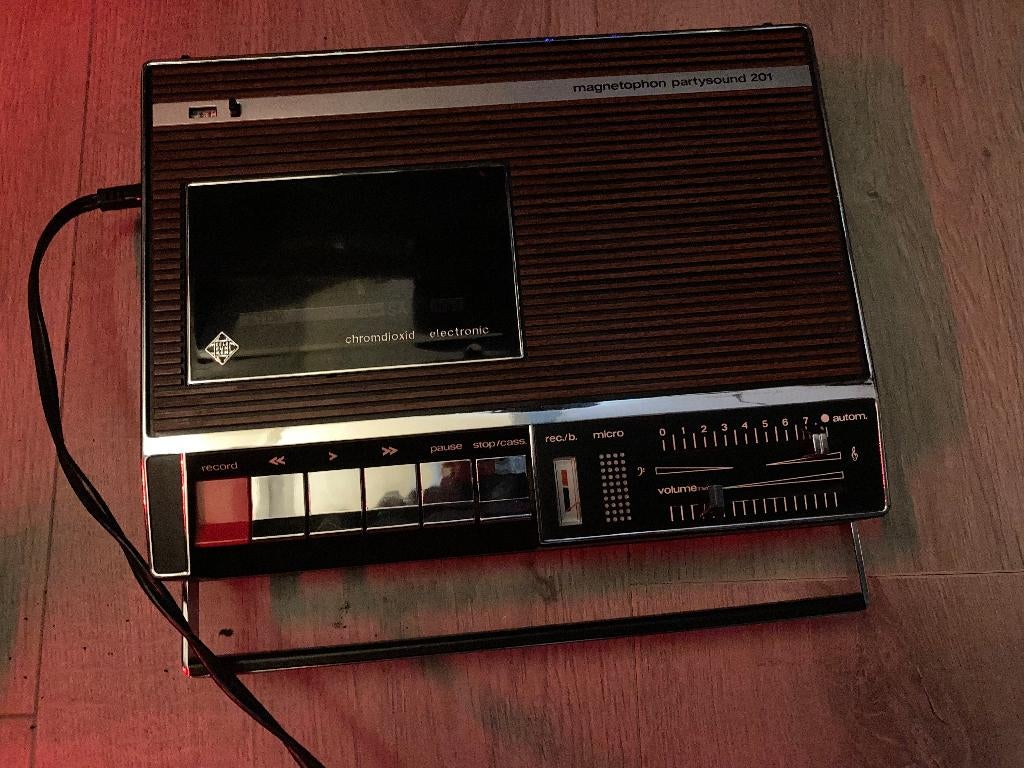TELEFUNKEN magnetophon partysound 201, Ophalen of Verzenden, Enkel, Overige merken, Tape counter