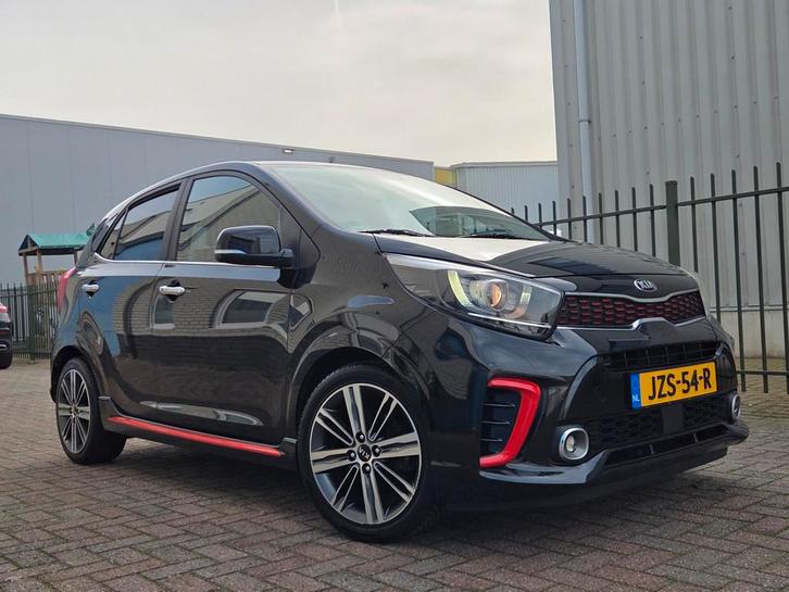 Kia PICANTO 1.2 CVVT GT-Line Carplay-Camera-Leder-keyless, Auto's, Kia, Bedrijf, Te koop, Picanto, ABS, Achteruitrijcamera, Airconditioning