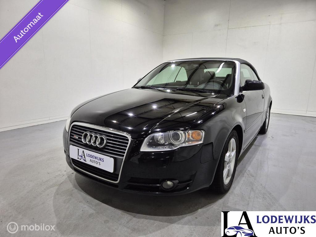 Audi A4 Cabriolet 2.0 TFSI Pro Line, Gebruikt, 4 cilinders, A4, Zwart