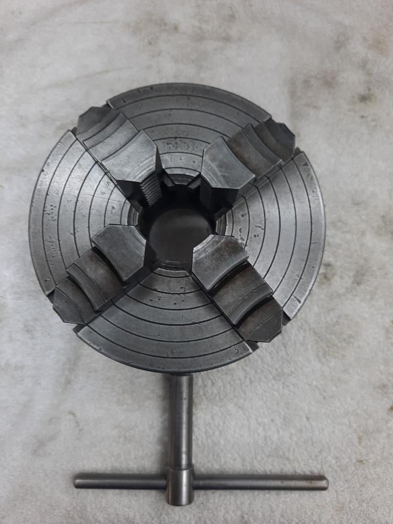 AI Hembrug onafhankelijke 4 klauw., Ophalen of Verzenden, Gebruikt, Metaaldraaibank