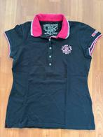 Falcon donkerblauw met roze polo shirt maat M, Maat 38/40 (M), Blauw, Ophalen of Verzenden, Zo goed als nieuw