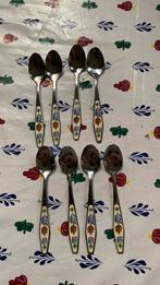 8 boerenbont koffielepeltjes,oud model PuntgaafNooit gebruik, Ophalen of Verzenden, Zo goed als nieuw
