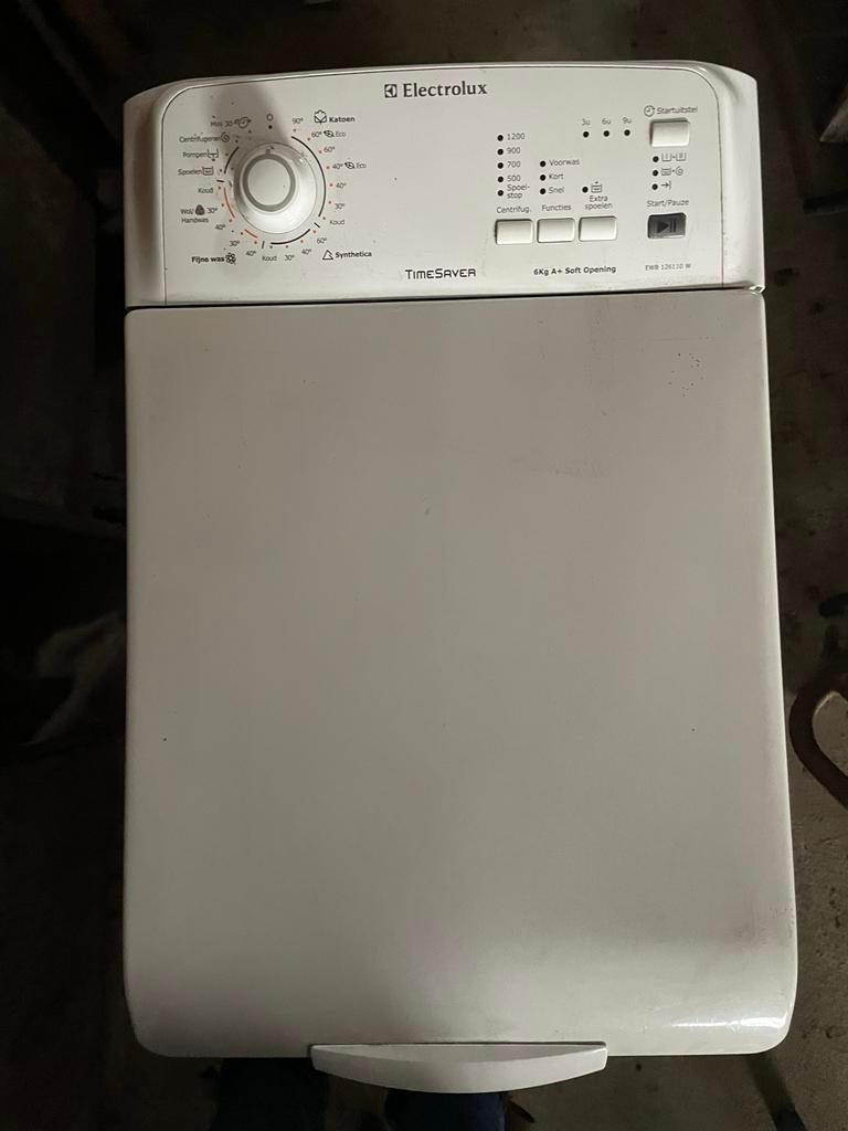 Electrolux EWB126110W bovenlader wasmachine, Witgoed en Apparatuur, Wasmachines, Ophalen, 6 tot 8 kg, Gebruikt, Bovenlader
