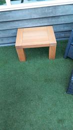 Massief eikenhouten salontafel, Gebruikt, 50 tot 100 cm, Eikenhout, Minder dan 50 cm