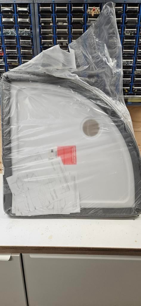 Doucheplaat 70 x 70 halfrond nieuw!!, Ophalen, Nieuw, Toilet