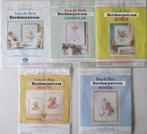 Borduurpatronen,Borduren,Kruissteek,Vera de Muis,Lente,Zomer, Verzenden, Zo goed als nieuw, Patroon