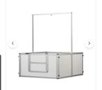 Te koop werpkist voor kleine honden met ren, Ophalen of Verzenden, Zo goed als nieuw