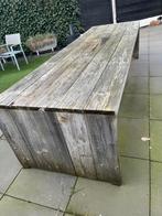 TuinTafel steigerhout 310x100, Ophalen, Gebruikt, Rechthoekig, Hout