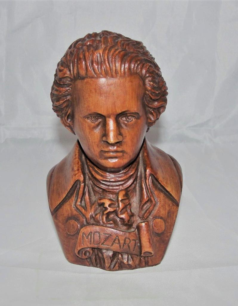 Fraaie buste van Wolfgang Amadeüs Mozart, Antiek en Kunst, Ophalen of Verzenden