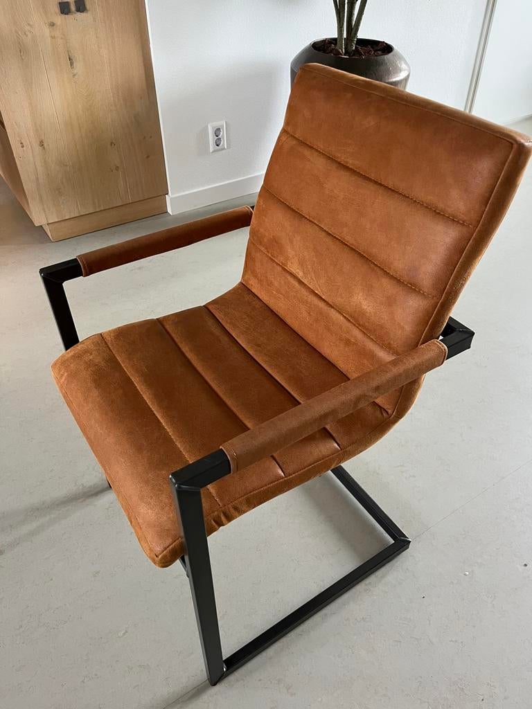 Industriële eetkamerstoelen, Huis en Inrichting, Ophalen, Gebruikt, Overige kleuren, Metaal