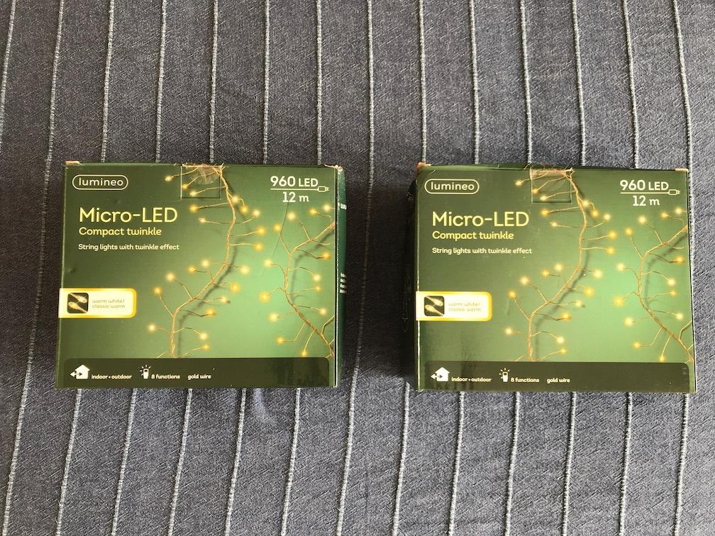 Kerstlichten Lumineo Micro LED 960 (12 m), Ophalen of Verzenden, Nieuw