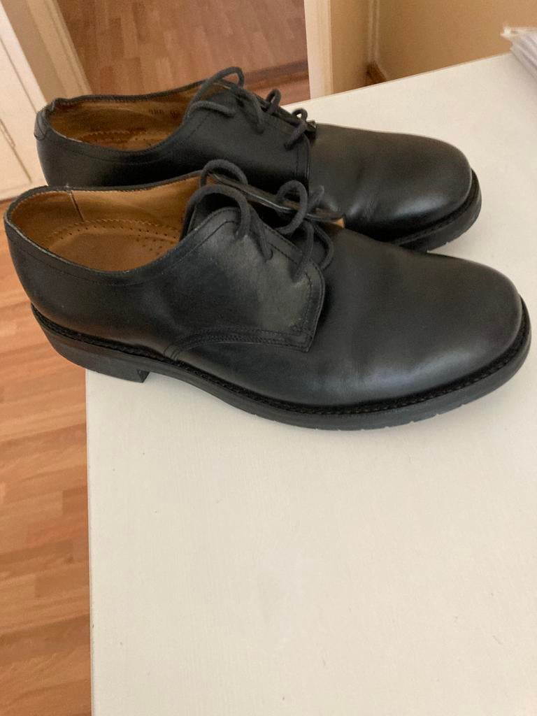 Herenschoenen Van Lier zwart, Ophalen, Zo goed als nieuw, Zwart