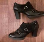 NO STRESS leren schoenen.maat 39 .  2x aangehad, Ophalen of Verzenden, Zo goed als nieuw, Zwart, Sneakers of Gympen