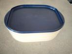 Tupperware vleeswarendoos, Ophalen of Verzenden, Gebruikt, Blauw, Overige typen