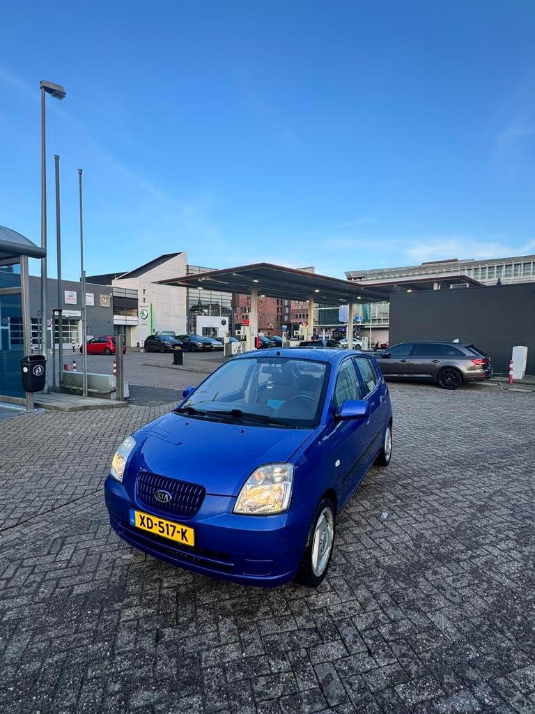 Kia Picanto 1.1 48KW 2007 Blauw, Auto's, Kia, 836 kg, 4 cilinders, Handgeschakeld, 19 km/l