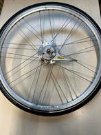 28 inch fiets voorwiel met Gazelle naaf, Wiel, Gebruikt, Ophalen of Verzenden, Aluminium