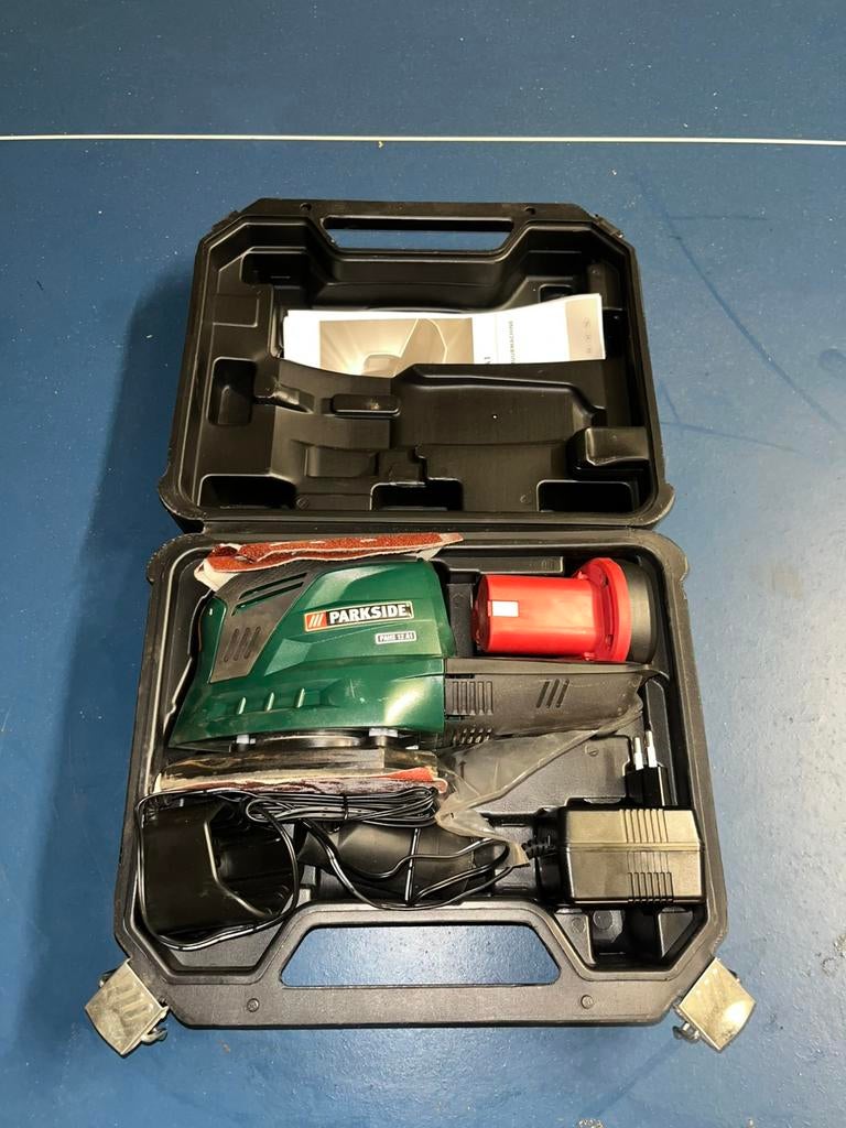 Parkside schuurmachine, Doe-het-zelf en Verbouw, Gereedschap | Schuurmachines, Ophalen of Verzenden, Zo goed als nieuw, Minder dan 600 watt