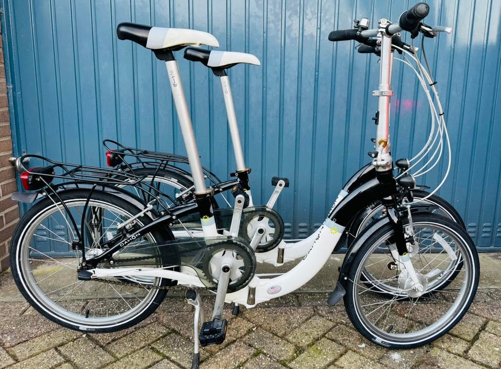 2x zgan Dahon Ciao D5 vouwfietsen 20 inch age instap, Fietsen en Brommers, Fietsen | Vouwfietsen, 20 inch of meer, Versnellingen