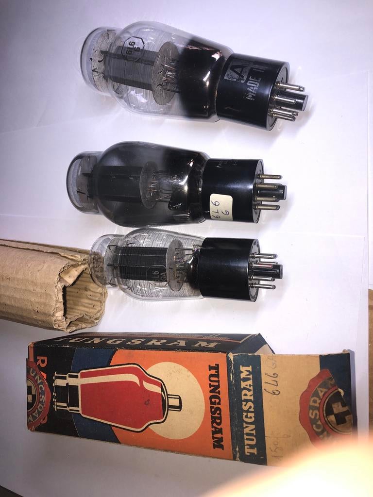 Audio buizen 6L6 cokebottle glas, Ophalen of Verzenden