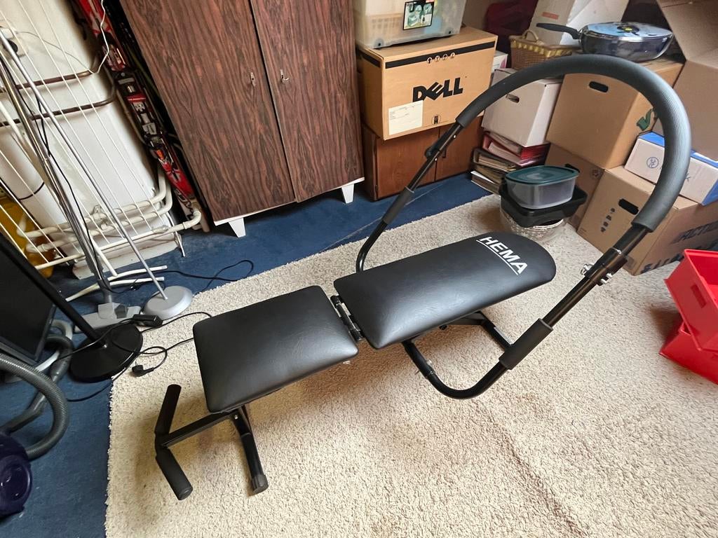 Hema Buikspierbank / buikspierapparaat, Ophalen, Zo goed als nieuw, Buik, Overige typen