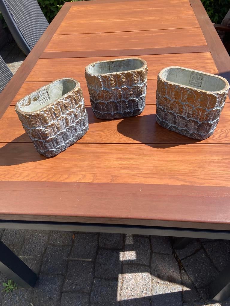 PTMD BLOEMPOTTEN, Ophalen, Zo goed als nieuw, Rond, Minder dan 30 cm